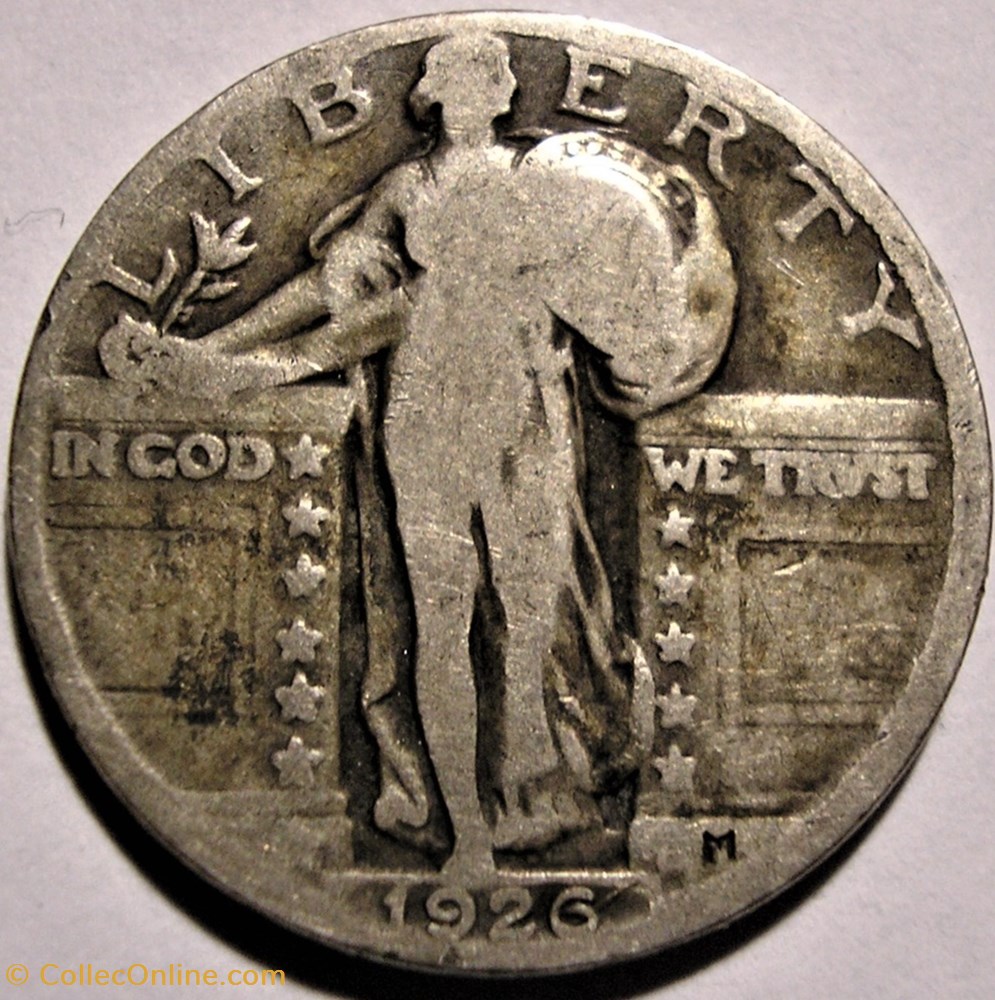 1926 Quarter Dollar (ex.2) monnaie monde etat uni 1926 quarter dollar ex 2