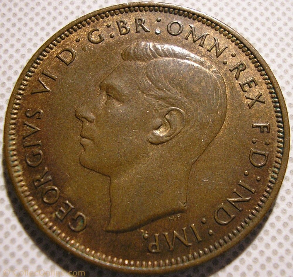 George VI - One Penny 1947 - UK monnaie monde royaume uni george vi one penny 1947 uk