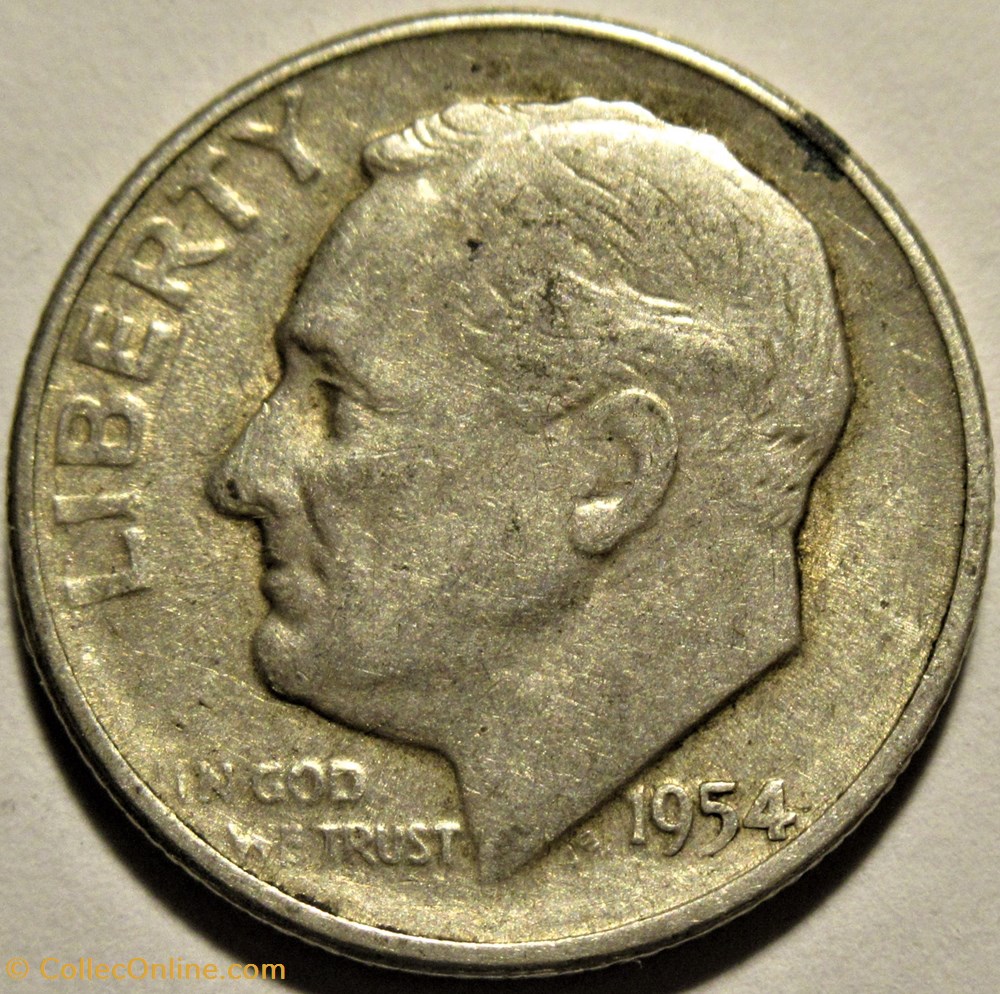 1954 San Francisco Dime monnaies monde etats unis 1954 san francisco dime