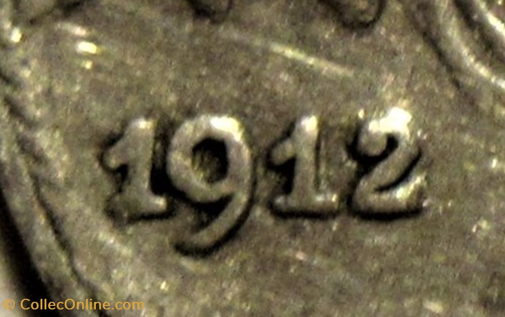 1912 Regno d'Italia, Lira, Roma - Vittorio Emanuele III - Doubling date 4 monnaies monde italie 1912 regno italia lira roma vittorio emanuele iii doubling date
