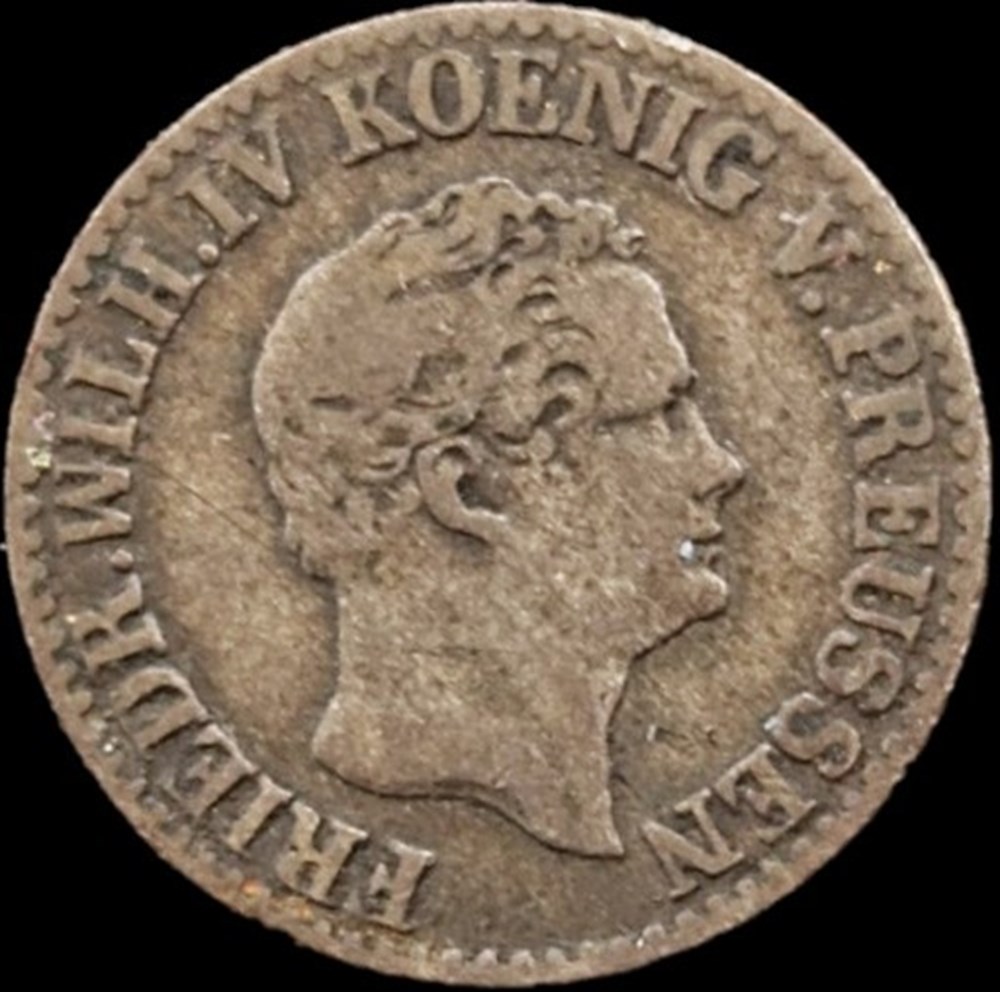monnaies europe medievale saint empire romain germanique friedrich wilhelm iv 1 2 groschen 1850 berlin kingdom of prussia