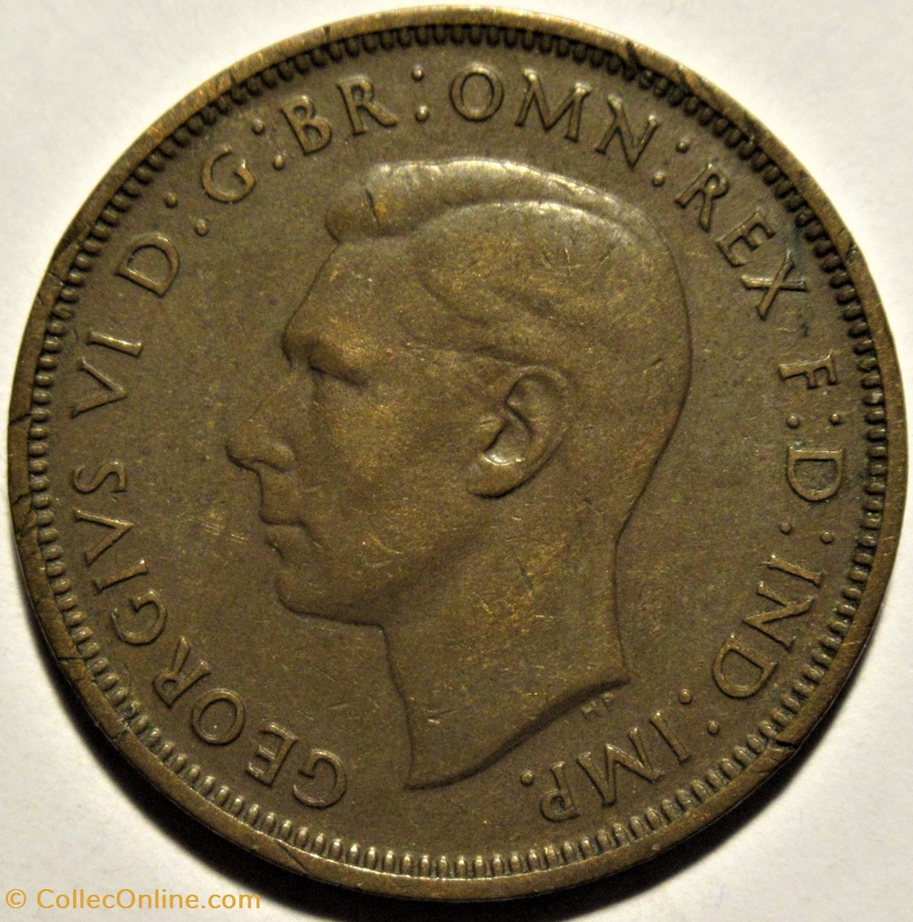 George VI - Half Penny 1947 - UK - Coins - World - United Kingdom