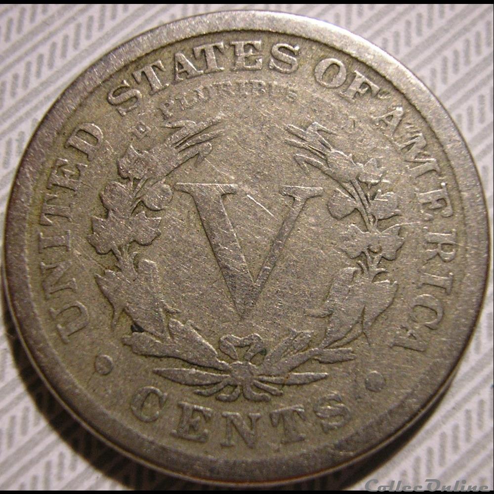 1888 5 Cents monnaie monde etat uni 1888 5 cents