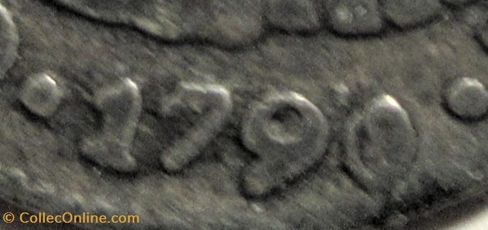 ½ Real 1790 Potosi - Carlos IV de España 4 monnaies monde bolivie real 1790 potosi carlos iv de espana