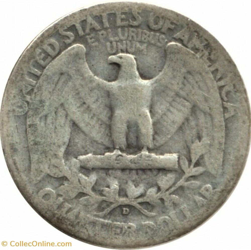 monnaies monde etats unis 1941 denver quarter dollar