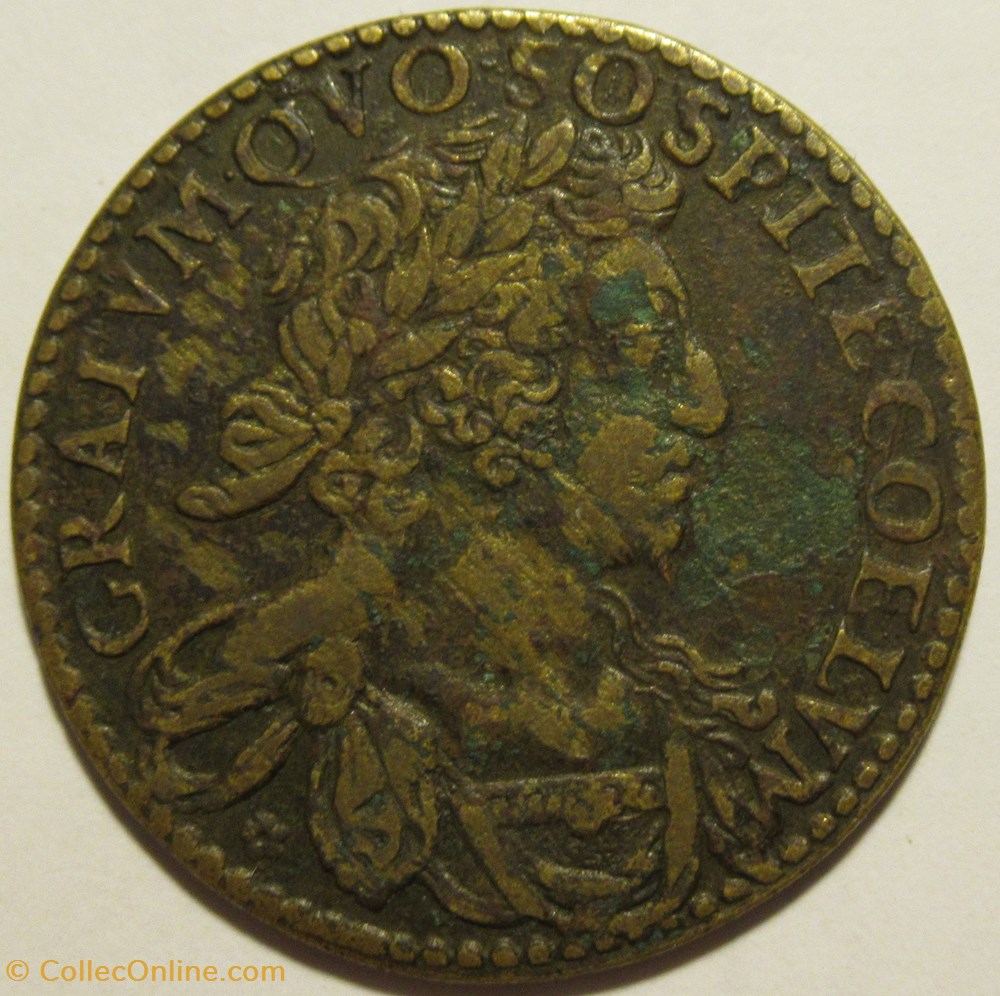 Louis XIII - c.1640, Jeton de compte au buste laurée et drapée, type Warin 2 monnaies paranumismatique jetons poids louis xiii c 1640 jeton de compte au buste lauree et drapee type warin