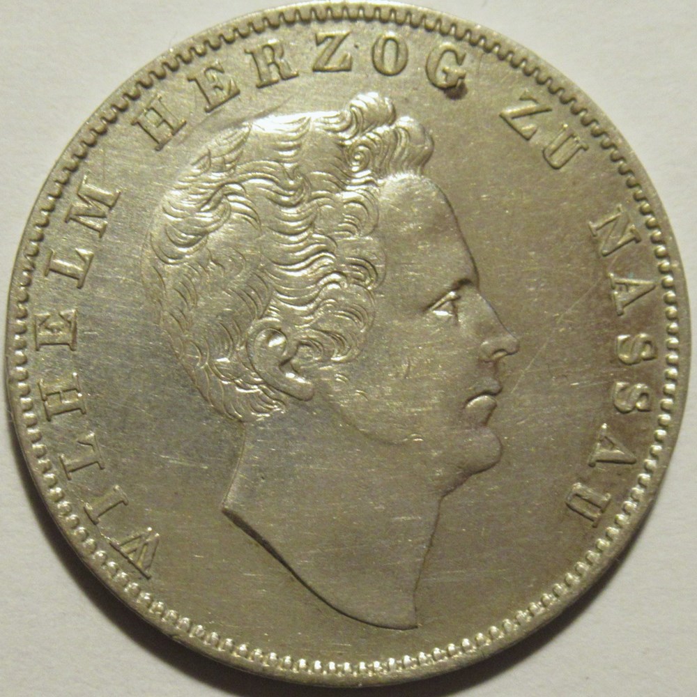 Wilhelm - 1/2 Gulden 1838 - Duchy of Nassau monnaies europe medievale saint empire romain germanique wilhelm 1 2 gulden 1838 duchy of nassau