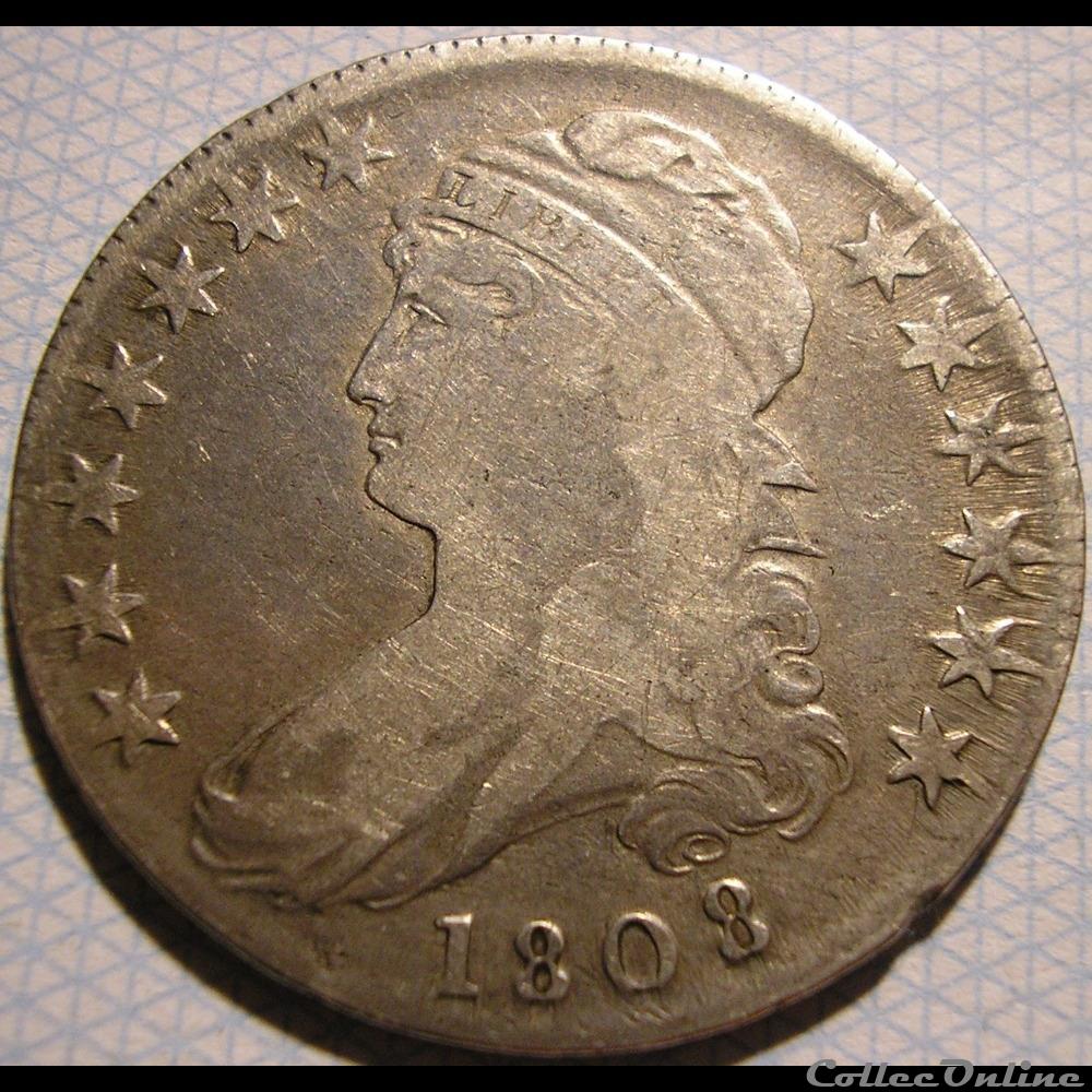1808 Capped Bust Lettered Edge 3 monnaie monde etat uni 1808 capped bust lettered edge