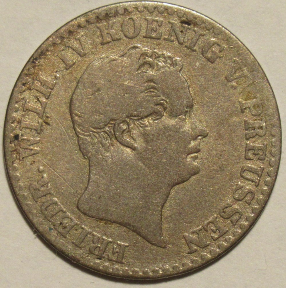 monnaies europe medievale saint empire romain germanique friedrich wilhelm iv 2 silbergroschen 1843 berlin kingdom of prussia
