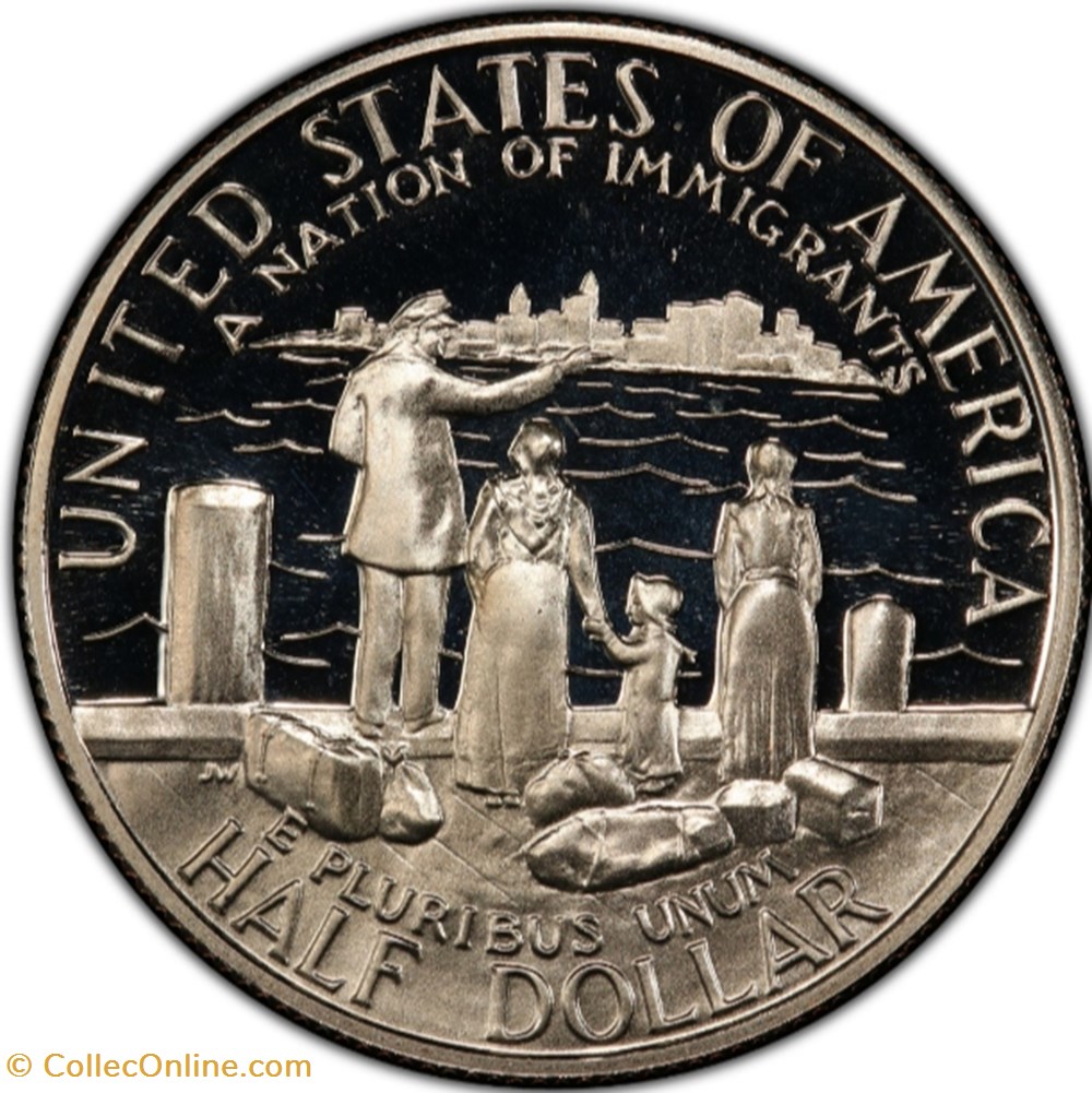 Statue of Liberty Centennial 1886 Half Dollar 1986 San