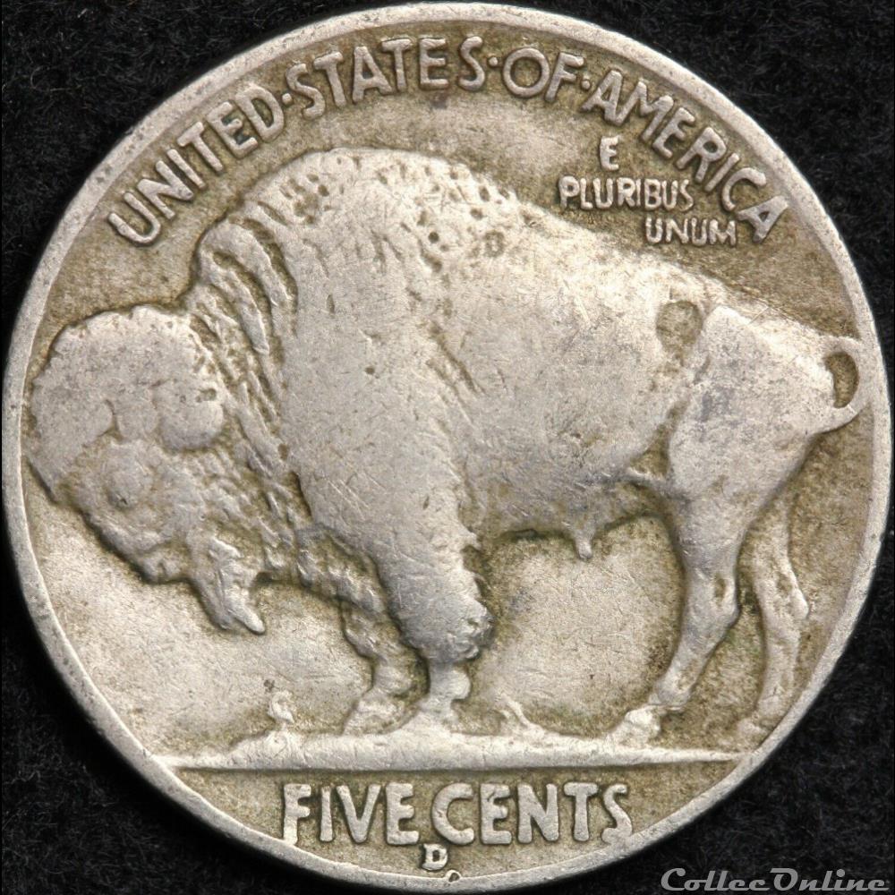 1934 Denver 5 Cents monnaies monde etats unis 1934 denver 5 cents