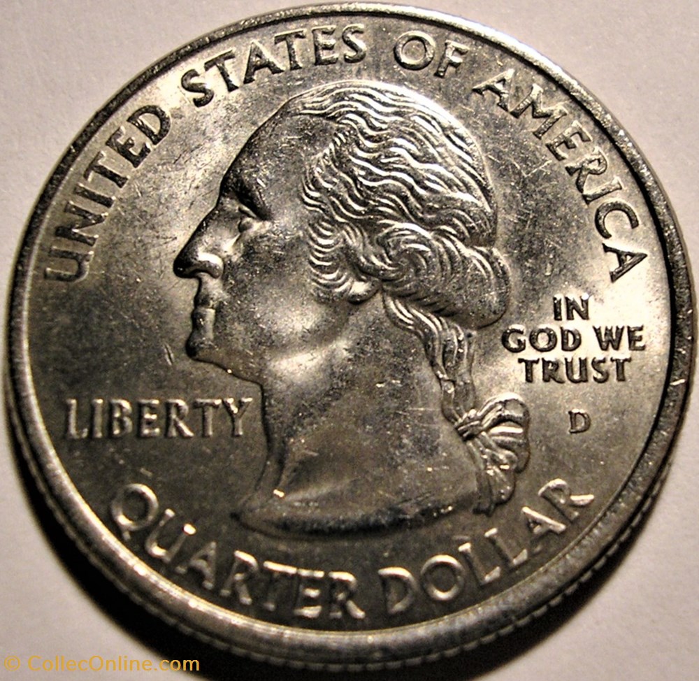 monnaie monde etat uni 2001 d quarter dollar north carolina state