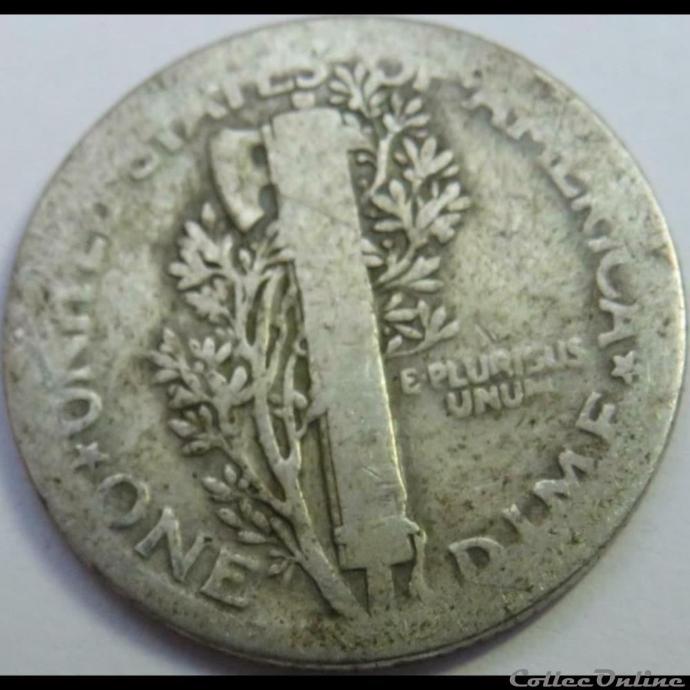 1919 Dime monnaie monde etat uni 1919 dime