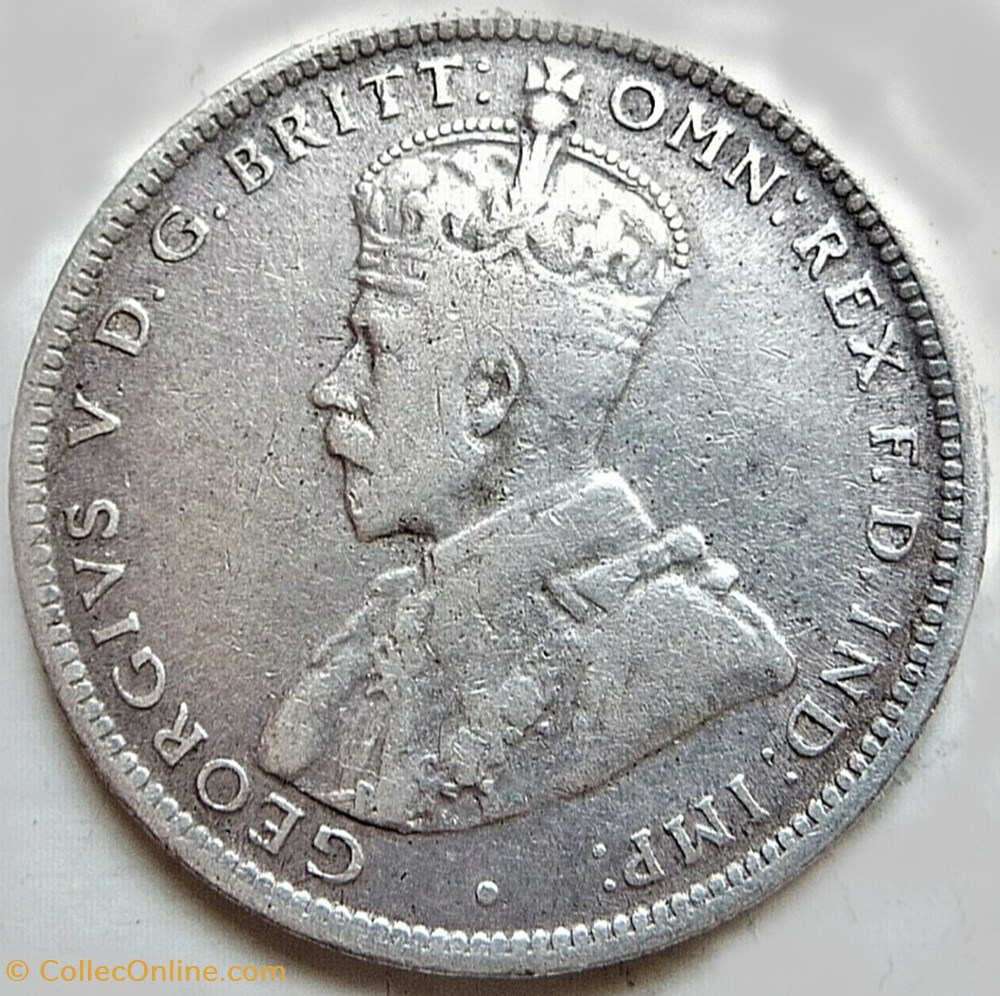 monnaies monde nigeria george v 1 shilling 1917 h west africa