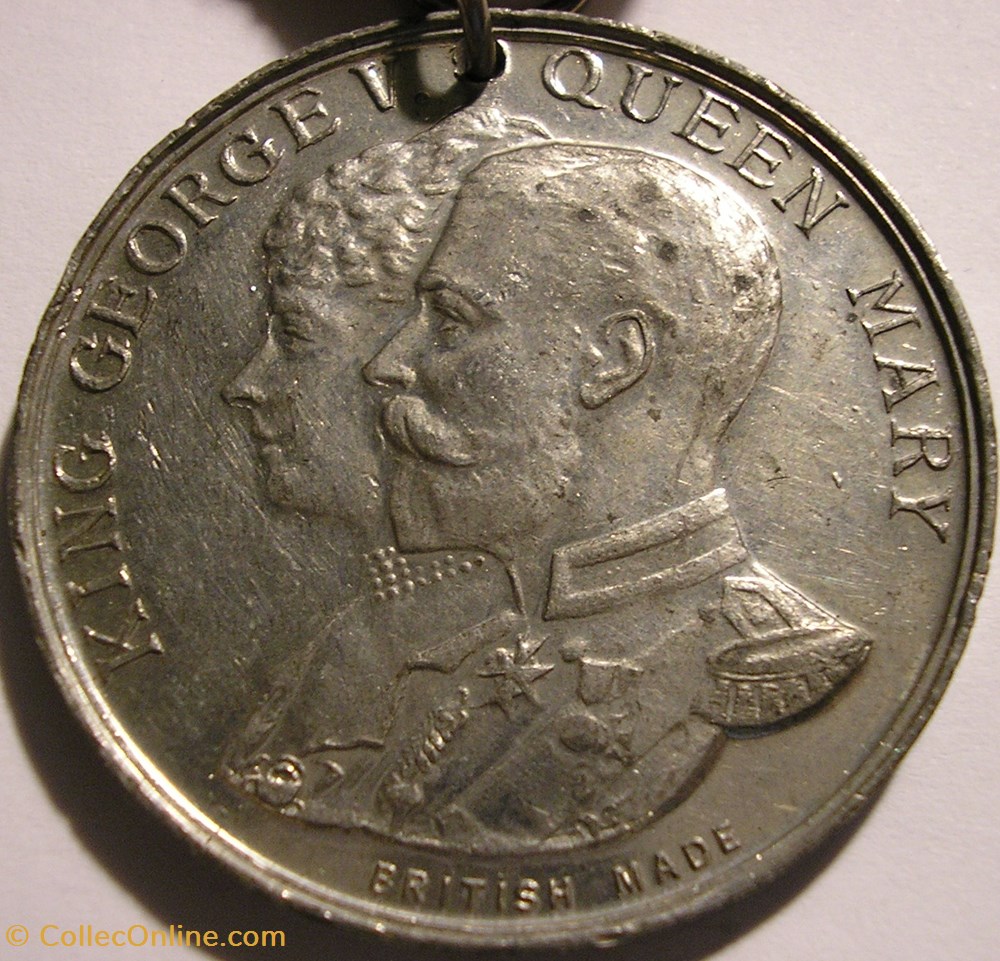 George V & Mary - 1935 Silver Jubilee, British Made Medal 2 medaille royaume uni george v mary 1935 silver jubilee british made medal