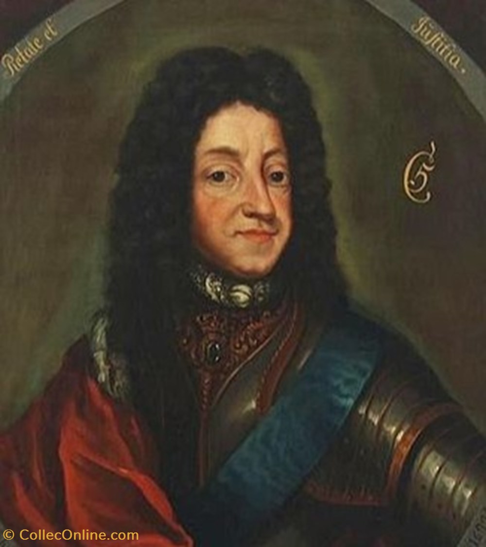 Christian V - 4 Mark Dansk 1672, Glückstadt monnaies monde danemark christian v 4 mark dansk 1672 gluckstadt