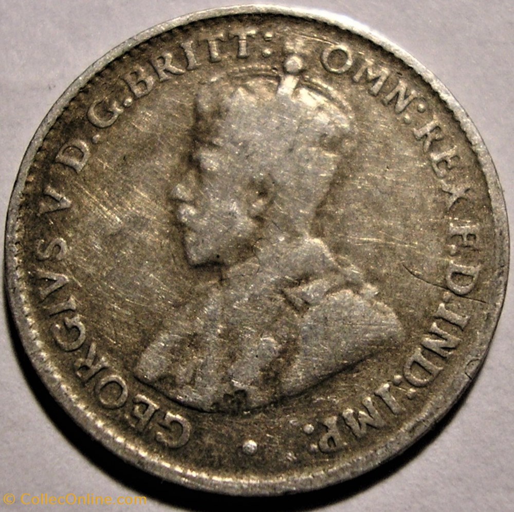 George V - Three Pence 1925 - Australia monnaies monde australie george v three pence 1925 australia
