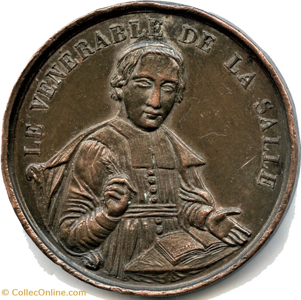 Jean-Baptiste de La Salle, Prix au mérite, Pensionnat des Frères Chrétiens à Lyon medailles france jean baptiste de la salle prix au merite pensionnat des freres chretiens a lyon