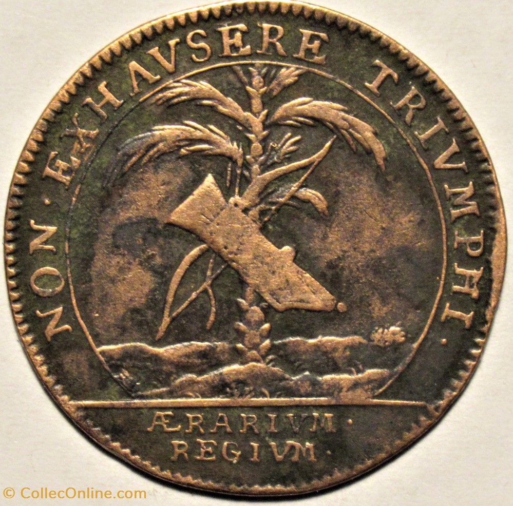 Louis XIV - 1685, Jeton du Trésor Royal monnaies paranumismatique jetons poids louis xiv 1685 jeton du tresor royal