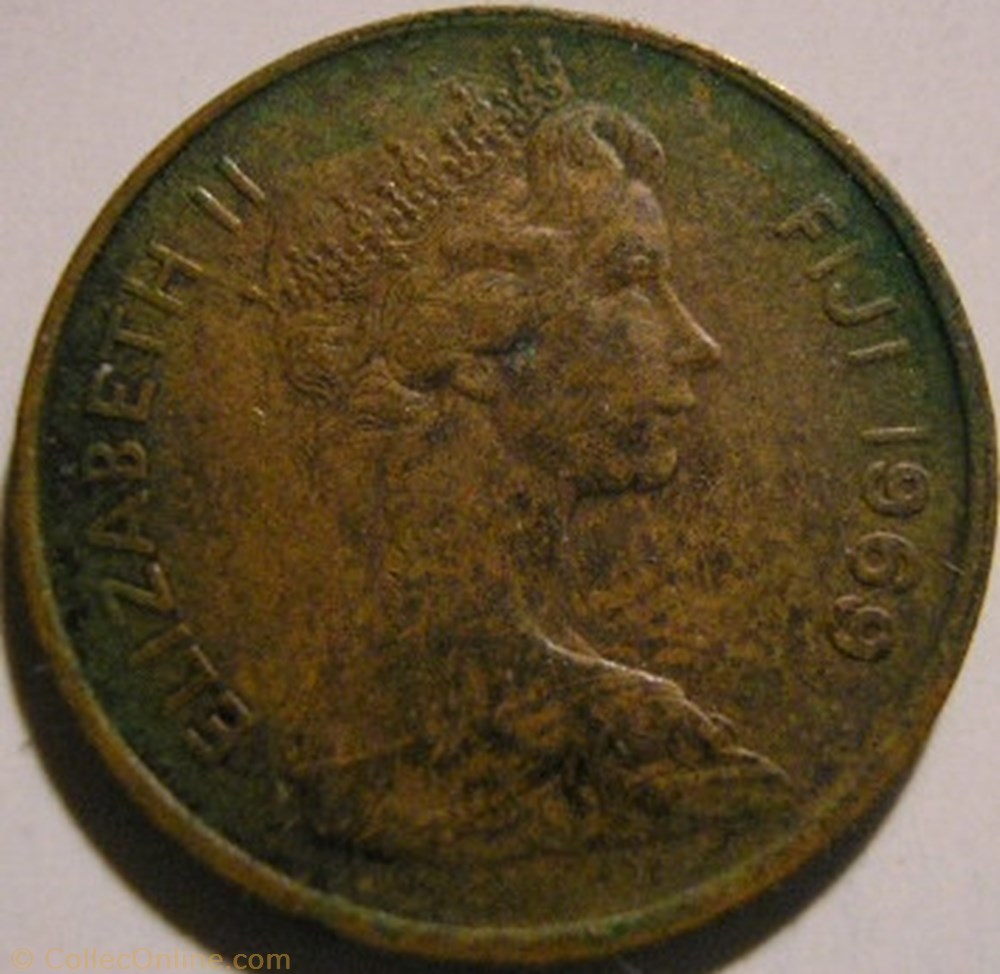 monnaies monde iles fidji elizabeth ii 1 cent 1969 fiji