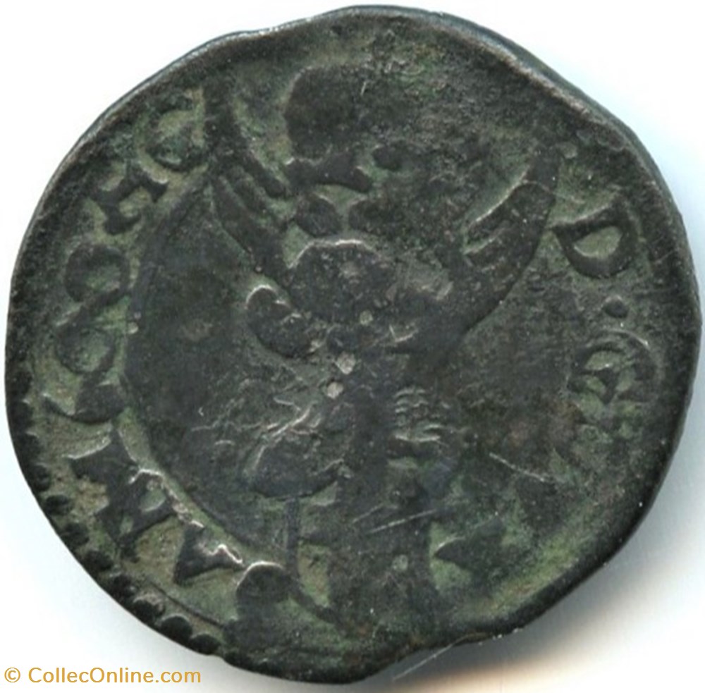 1600 Duché de Savoie, 1/2 Soldo, Chambéry - Carlo Emanuele I monnaies europe medievale france feodales 1600 duche de savoie 1 2 soldo chambery carlo emanuele i