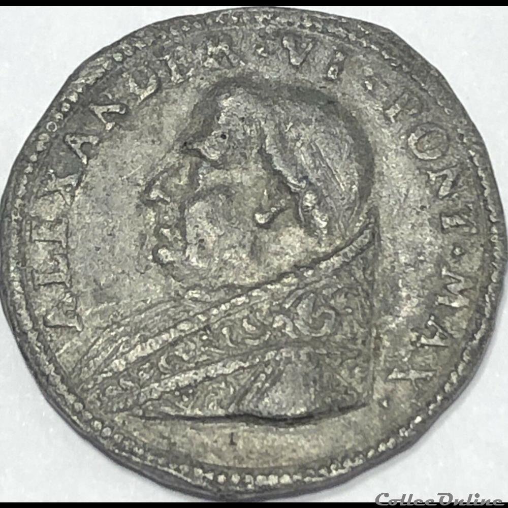 medailles etat la cite du vatican alexander vi pope 1503 papal states rome