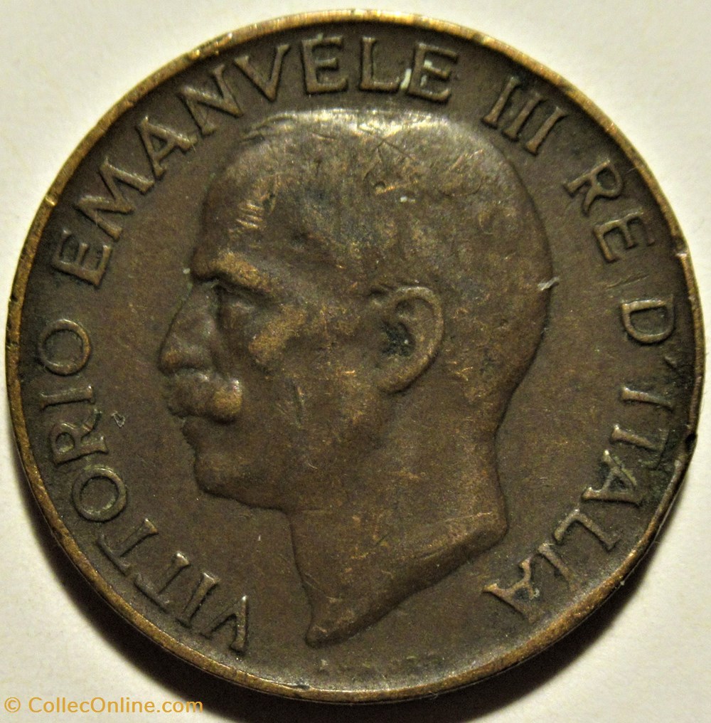 1927 Regno d'Italia, 5 Centesimi, Roma - Vittorio Emanuele III 2 monnaies monde italie 1927 regno italia 5 centesimi roma vittorio emanuele iii