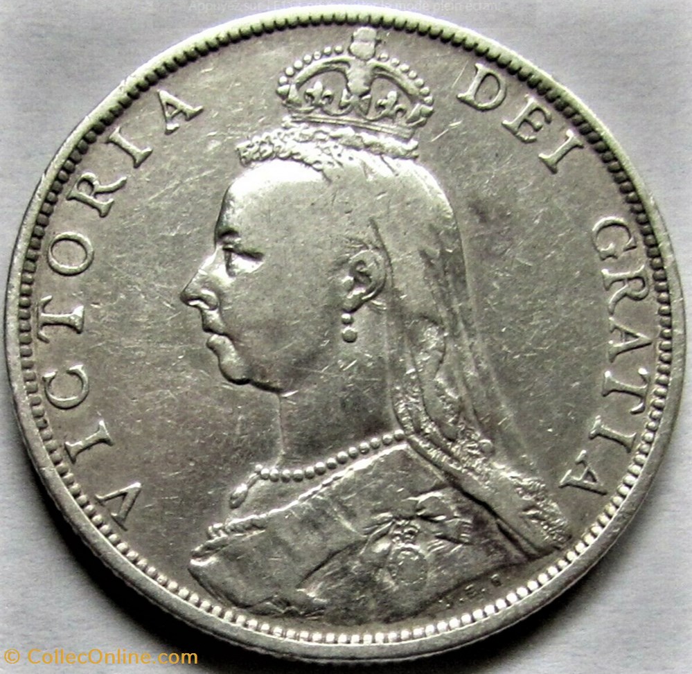 monnaies monde royaume uni victoria jubilee one florin 1889 kingdom of great britain