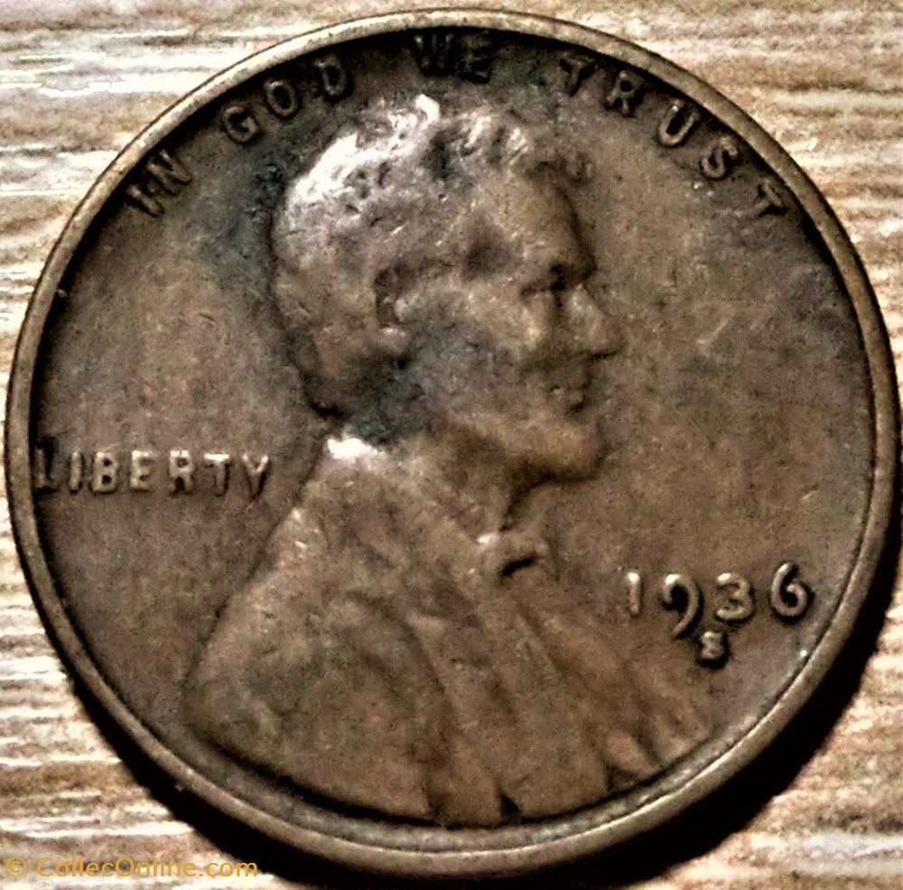 1936 S One Cent monnaies monde etats unis 1936 s one cent