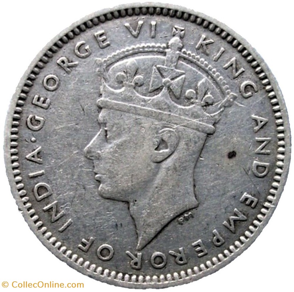 George VI - 10 Cents 1939 Belize 2 monnaies monde george vi 10 cents 1939 belize
