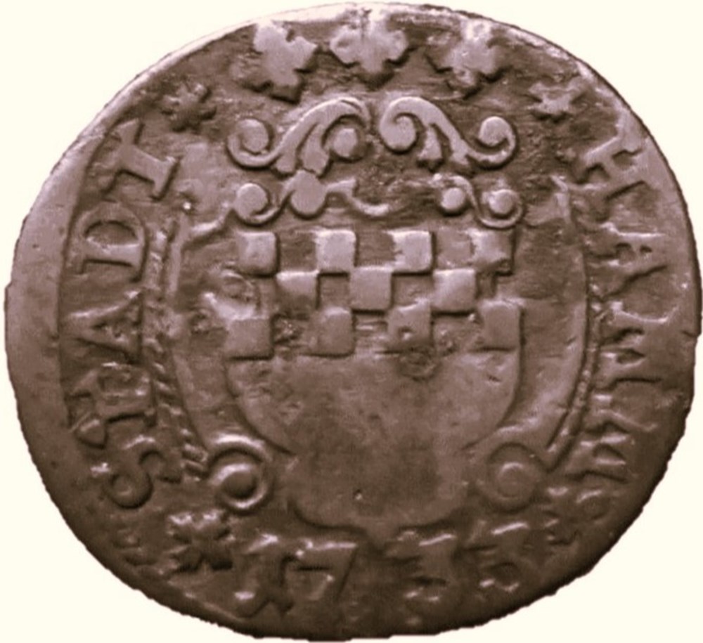 Free City of Hamm - 3 Pfennige 1733 monnaies monde allemagne free city of hamm 3 pfennige 1733