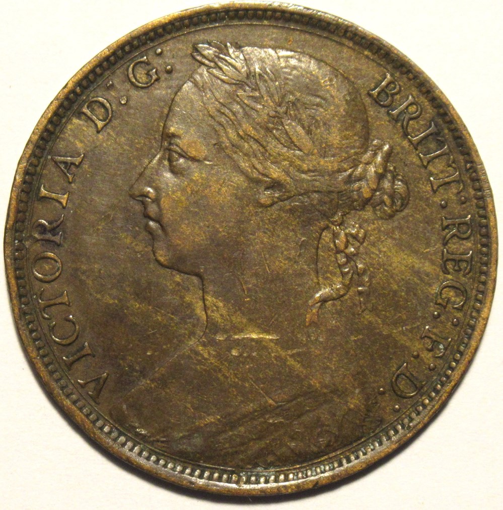 Victoria - One Penny 1888 - Kingdom of Great Britain monnaies monde royaume uni victoria one penny 1888 kingdom of great britain