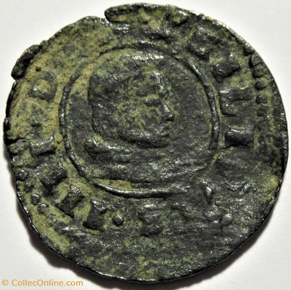 1661 Sevilla - 8 Maravedis - Felipe IV de España 2 monnaies monde espagne 1661 sevilla 8 maravedis felipe iv de espana