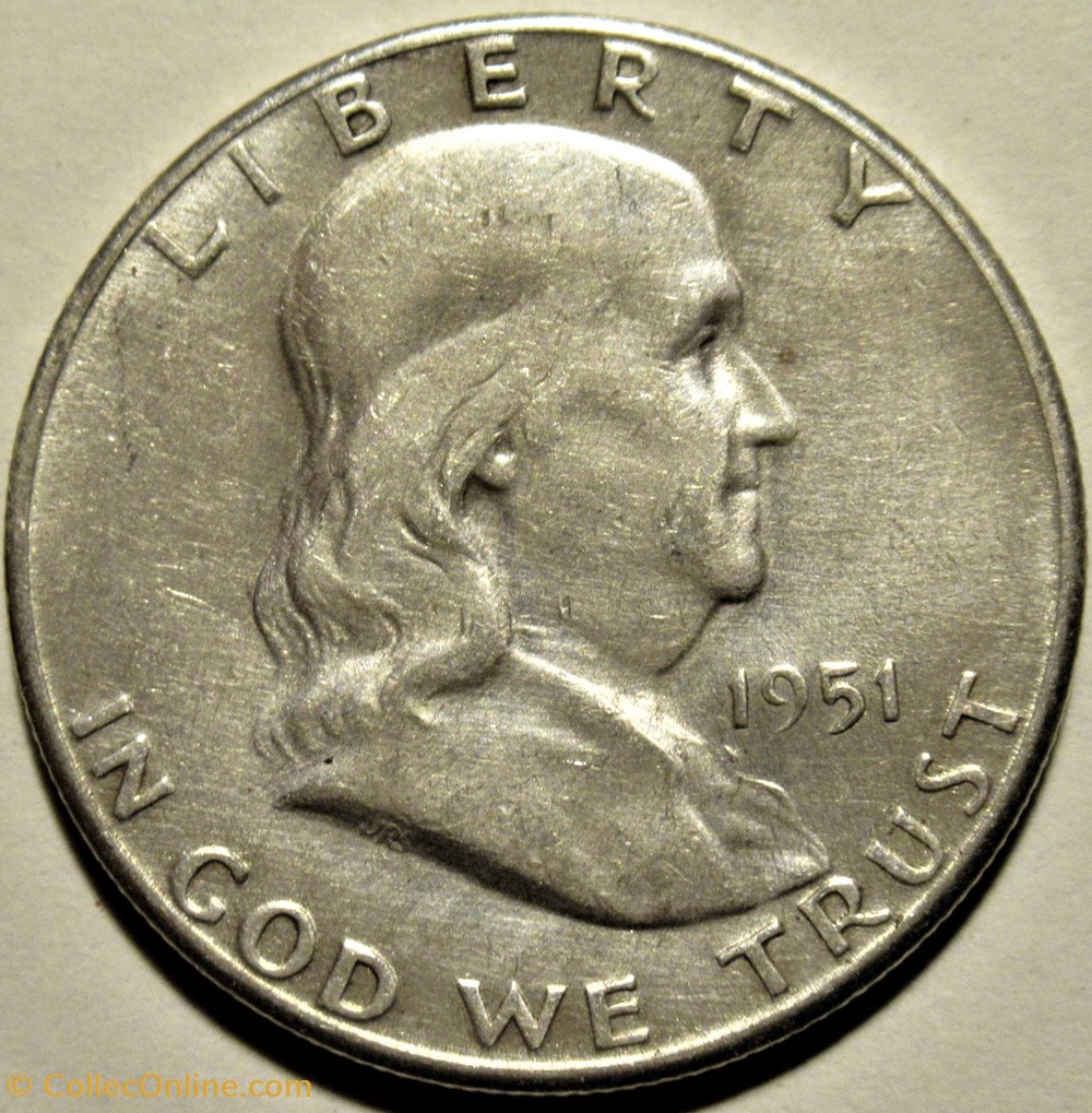 1951 San Francisco Half $ - Doubling & Repunched monnaies monde etats unis 1951 san francisco half doubling repunched