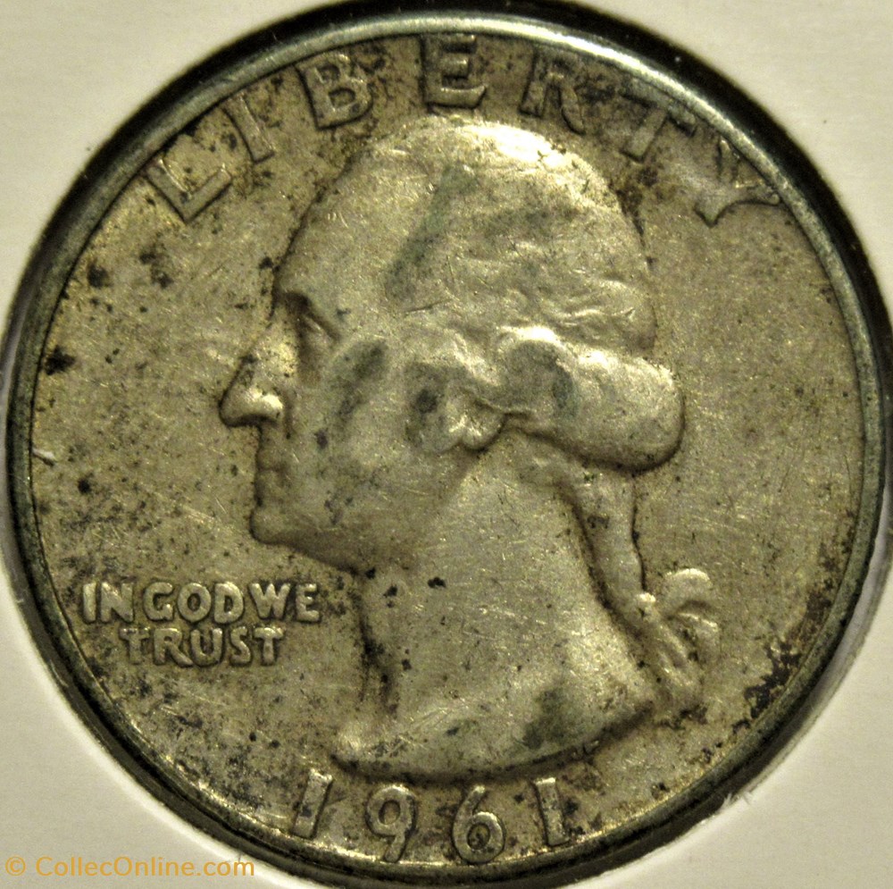 monnaies monde etats unis 1961 quarter dollar