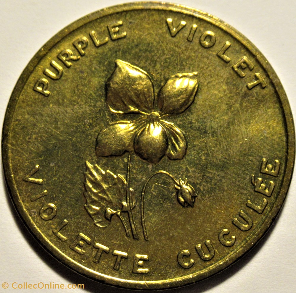 New Brunswick - Provincial Arms and Flowers 1965-68, Shell Oil Token 2 monnaies jetons mereaux new brunswick provincial arms and flowers 1965 68 shell oil token