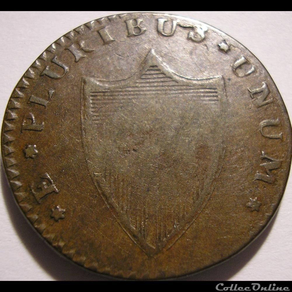 1787 Cent - New Jersey - Post-1776 - States Coinage monnaie jeton mereaux 1787 cent new jersey post 1776 states coinage