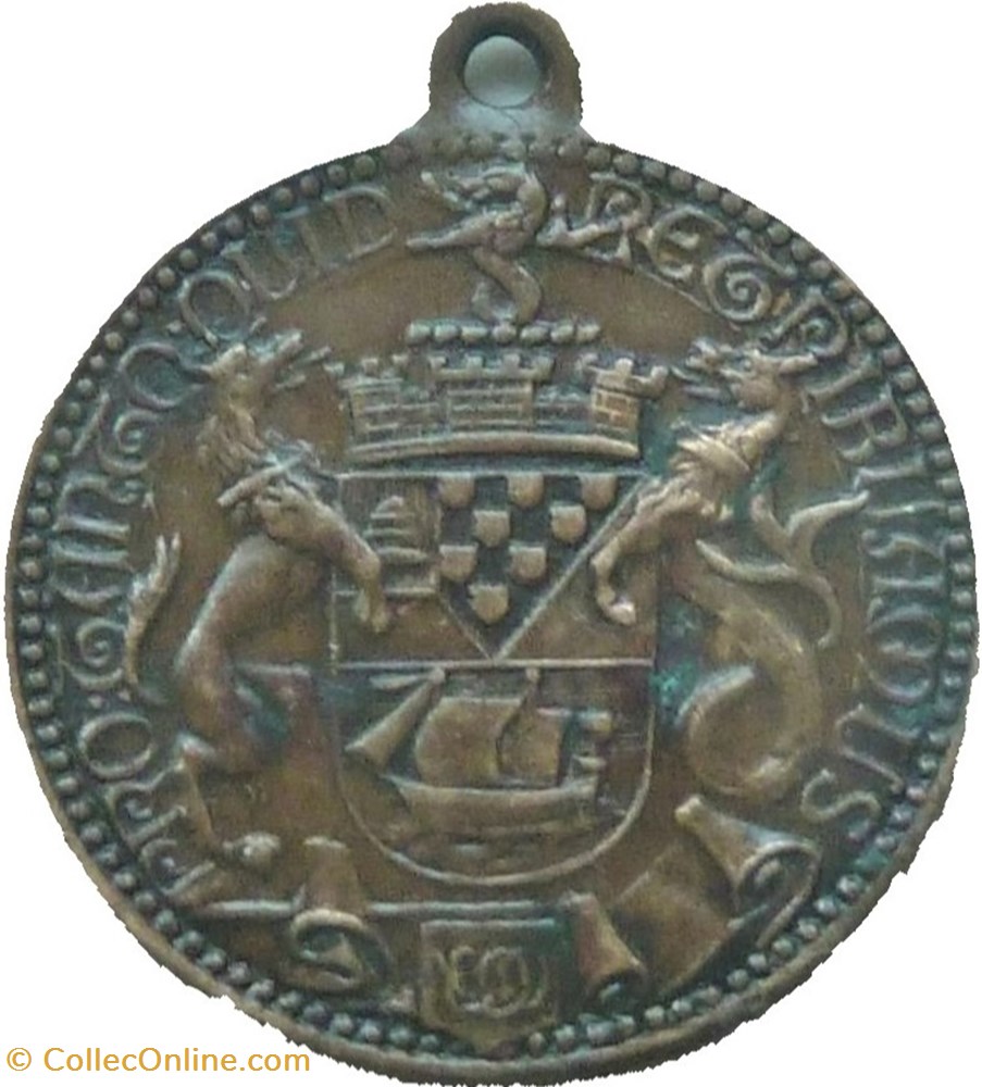 Edward VII & Alexandra - Medalet Royal Visit in 1903 to Belfast, Ireland 3 monnaie jeton mereaux edward vii alexandra medalet royal visit in 1903 to belfast ireland