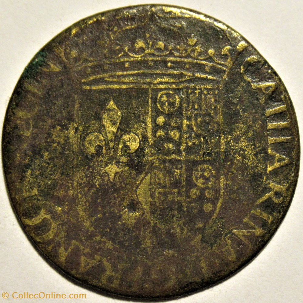 Catherine de Médicis - Jeton de la Régente c.1559, Royaume de France 2 monnaies paranumismatique jetons poids catherine de medicis jeton de la regente c 1559 royaume de france
