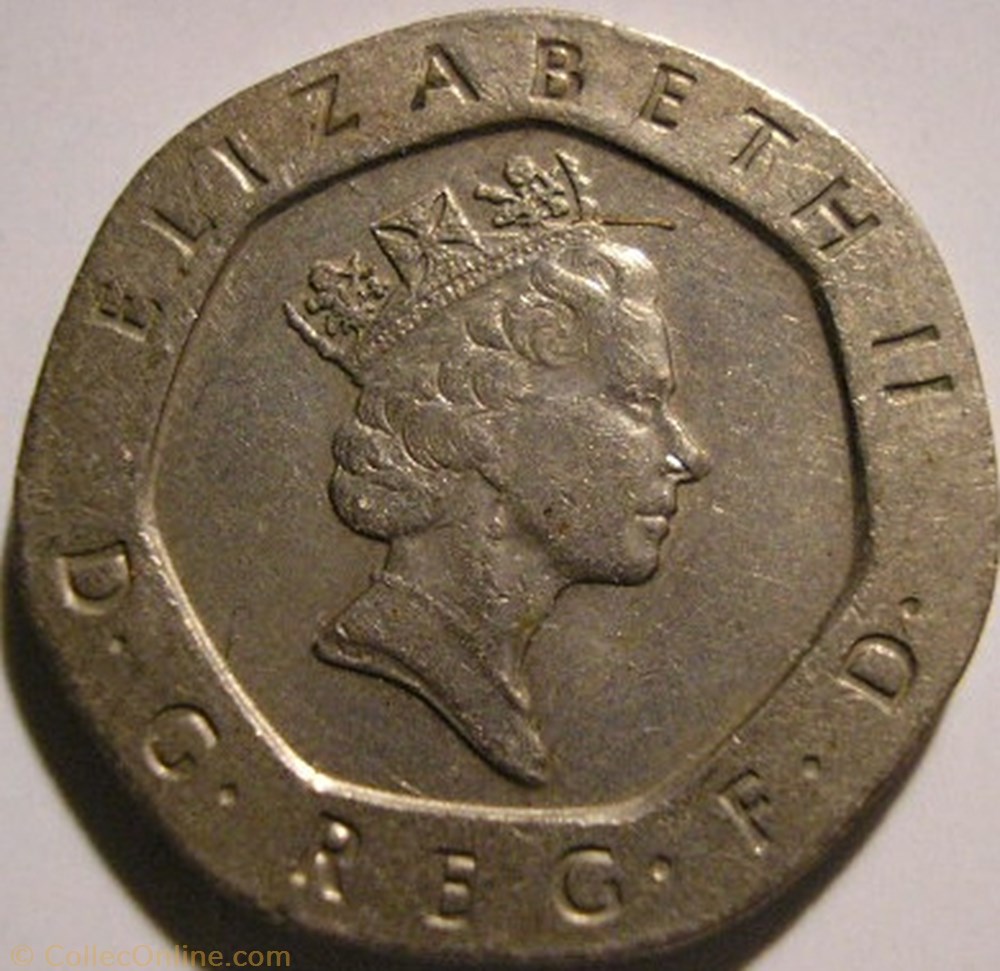 Elizabeth II - 20 Pence 1993 - UK monnaie monde royaume uni elizabeth ii 20 pence 1993 uk