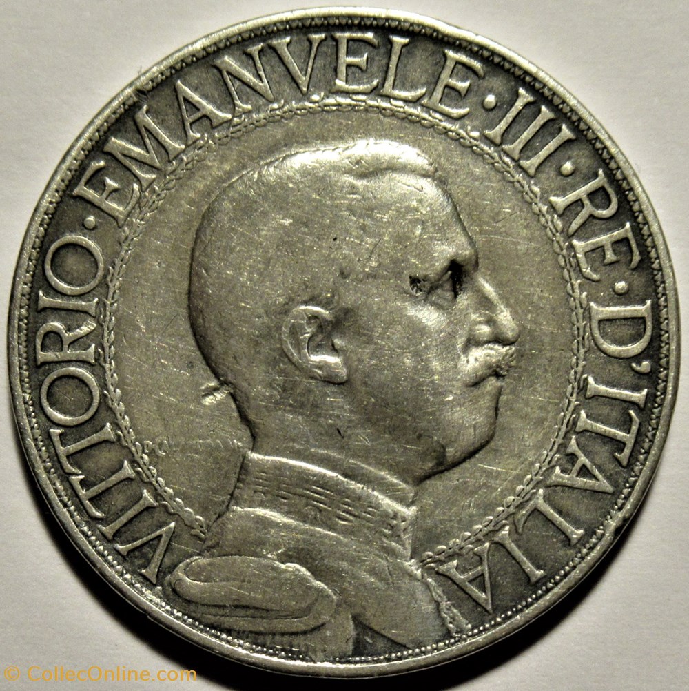 1908 Royaume d'Italie, 2 Lire, Roma - Vittorio Emanuele II 2 monnaies monde 1908 royaume italie 2 lire roma vittorio emanuele ii