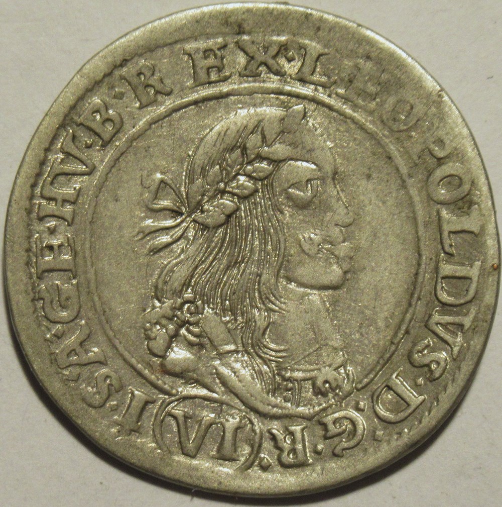 1670 Hungary, 6 Krajcár - Leopold I Holy Roman Emperor monnaies europe medievale royaume de hongrie 1670 hungary 6 krajcar leopold i holy roman emperor