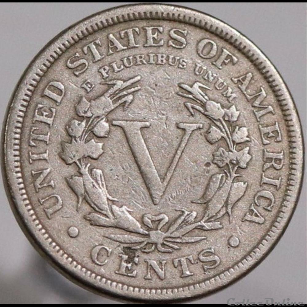 monnaies monde etats unis 1890 5 cents