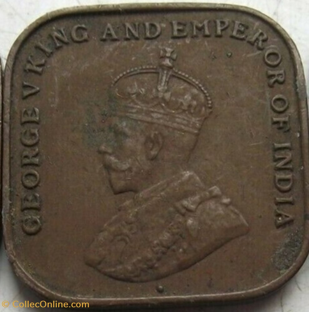 George V - One Cent 1920 - Straits Settlements (ex.2) monnaie monde malaisie george v one cent 1920 straits settlements ex 2