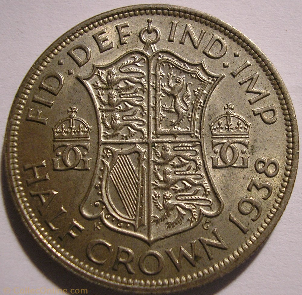 George VI - Half Crown 1938 - Great Britain monnaie monde royaume uni george vi half crown 1938 great britain