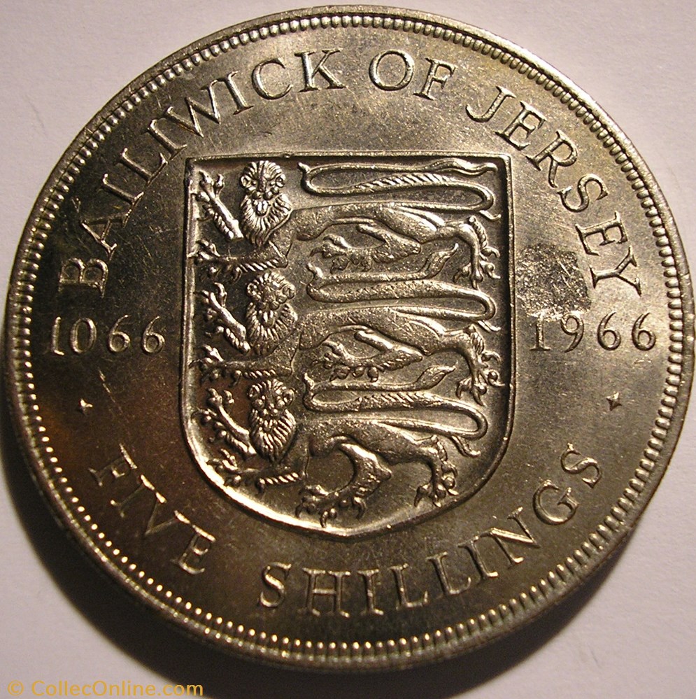 Elizabeth II - 5 Shillings 1066-1966 Norman Conquest 2 monnaie monde jamaique elizabeth ii 5 shillings 1066 1966 norman conquest