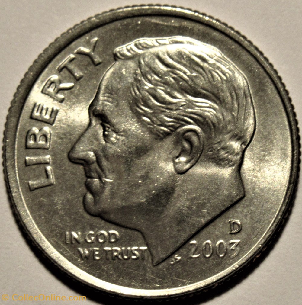 monnaies monde etats unis 2003 denver dime