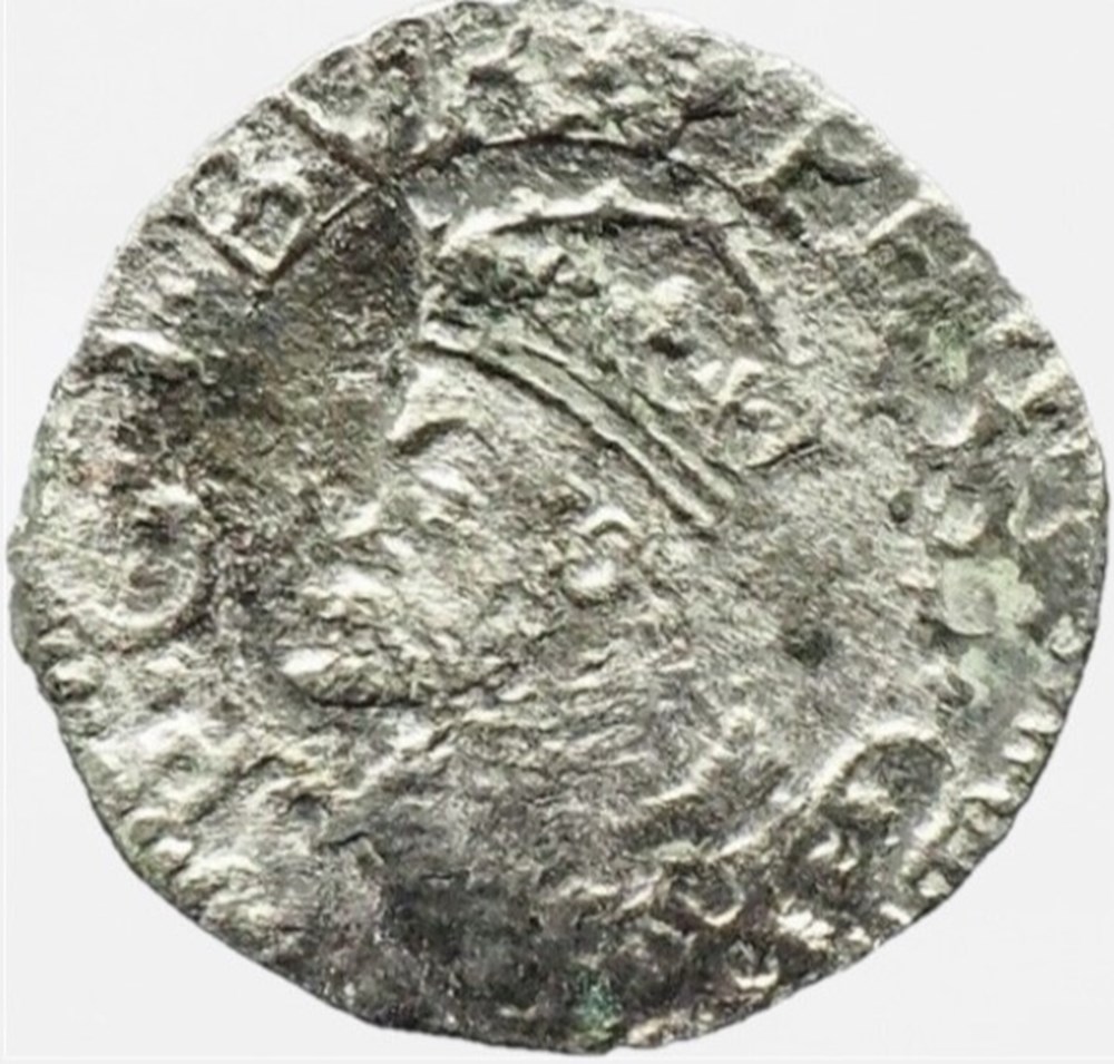 Felipe II - 1/2 Carolus 1562 Dôle, Franche-Comte monnaies europe medievale france feodales felipe ii 1 2 carolus 1562 dole franche comte