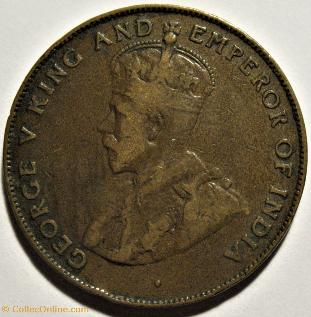 monnaies monde maurice george v 5 cents 1924 mauritius