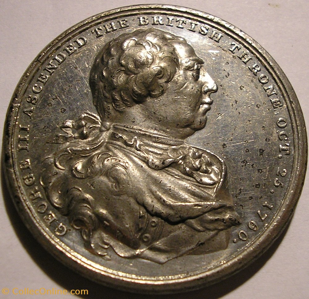 George III - Death of King Medal 1820 Prophet Elijah, Matthew 25:21 - Great Britain 4 medailles royaume uni george iii death of king medal 1820 prophet elijah matthew 25 21 great britain